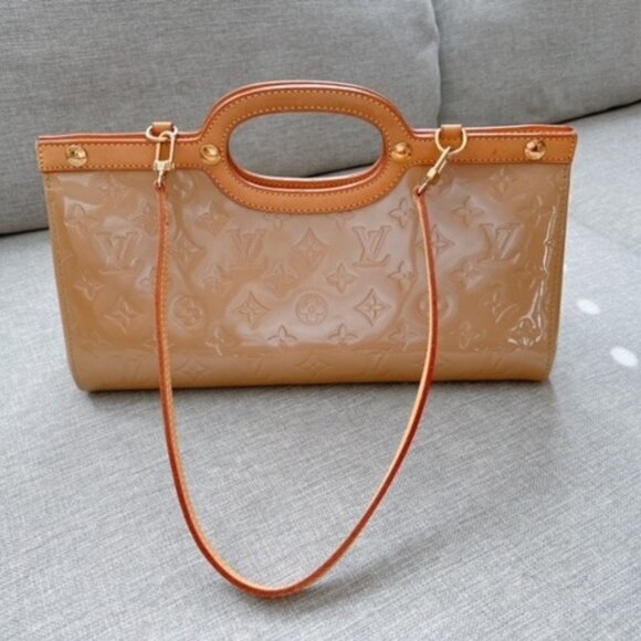 LOUIS VUITTON Monogram Vernis Roxbury Drive Handbag/Shoulder Bag - Picture 1 of 12